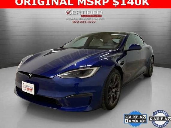 TESLA MODEL S 2022 5YJSA1E61NF487548 image